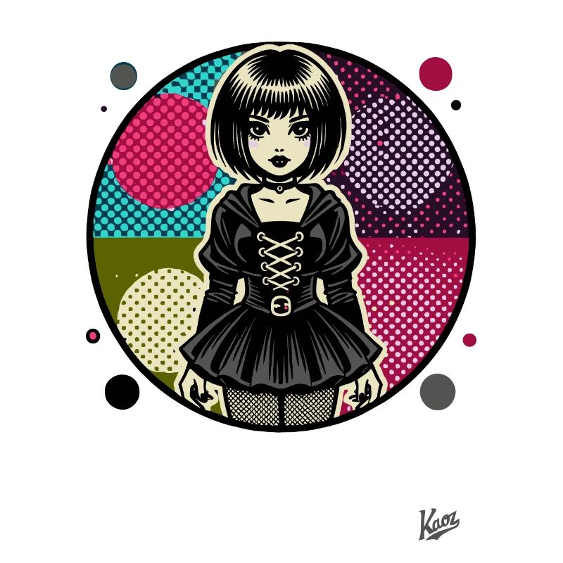 Fille Cool Punk Emo