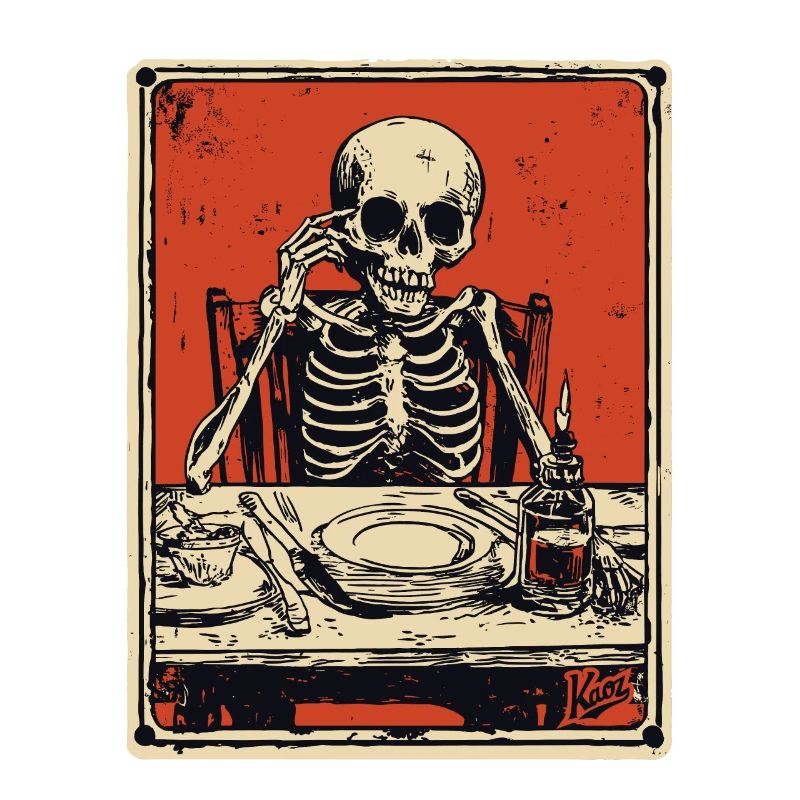 Guten Appetit Skelett