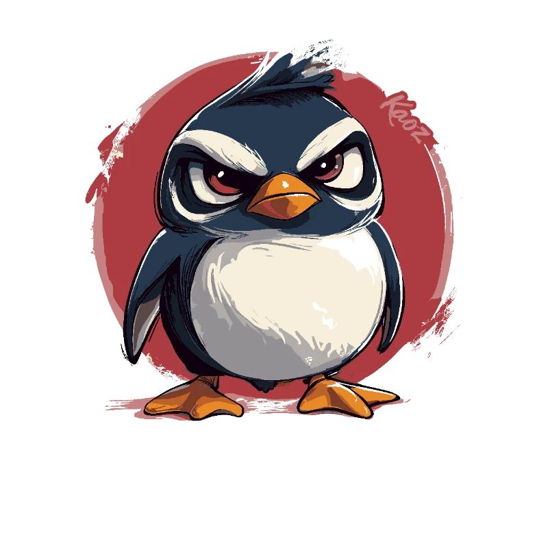Bad mood penguin