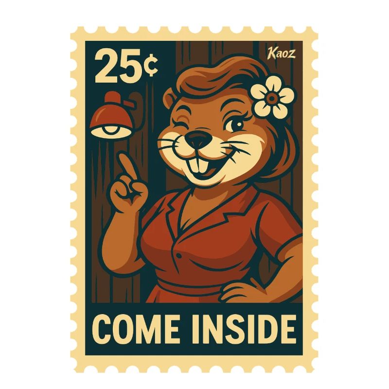 Beaver lady asks you to come in