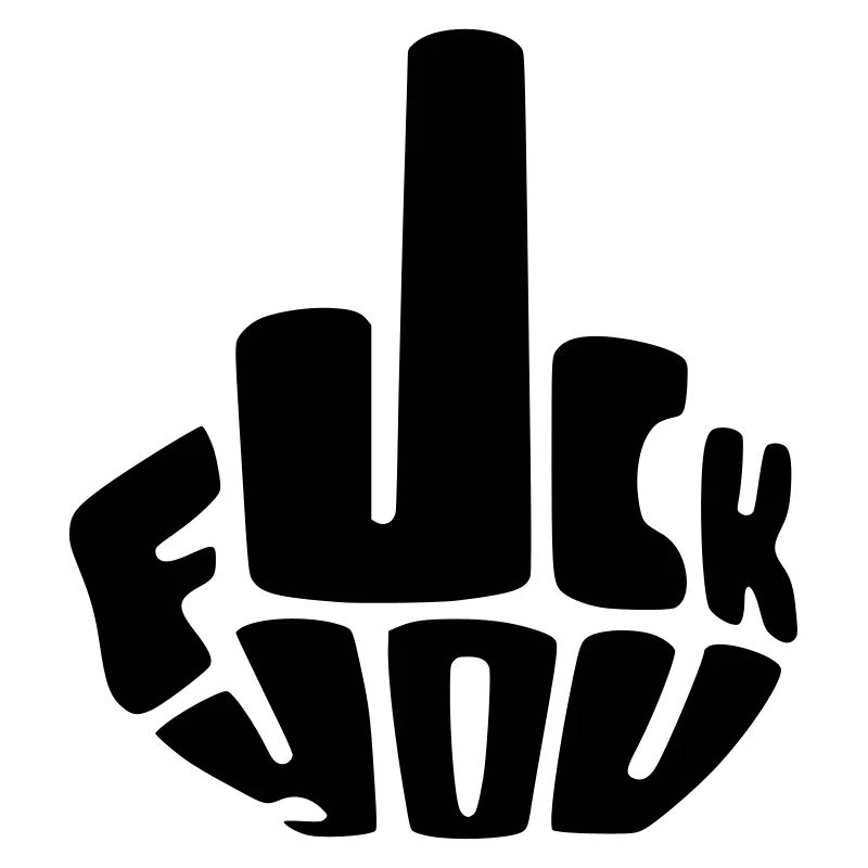 Fick dich, fick es Finger Mittelfinger #