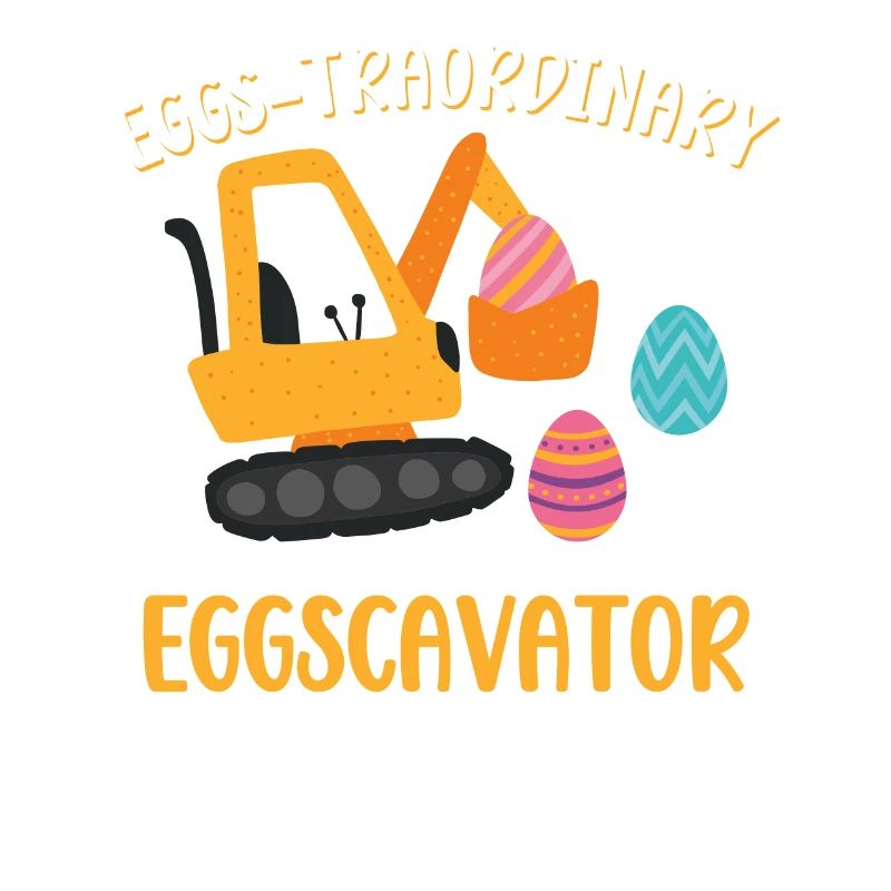 Eggs-traordinary Eggscavator Baubagger Bagger