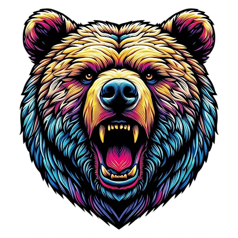 Angry Ferocious Bear