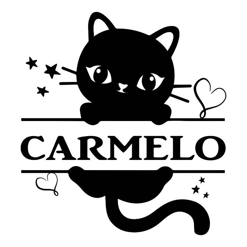 t-shirt Carmelo chat Katze chat chat neko gato