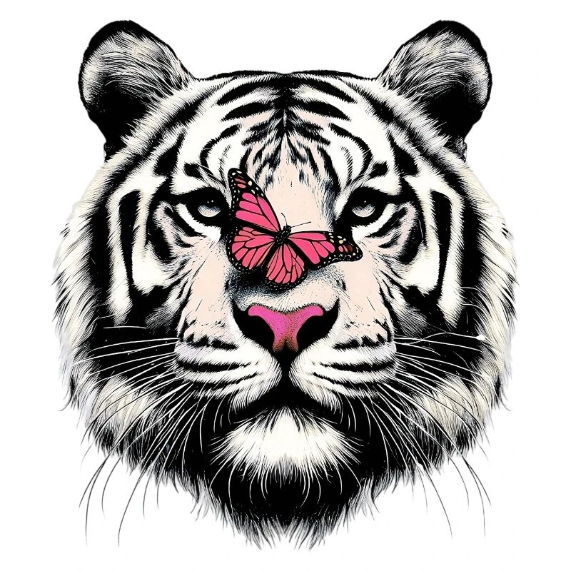 Tiger and Butterfly