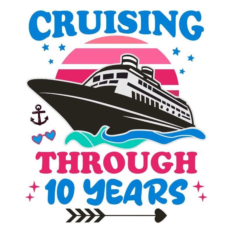 Kreuzfahrt durch den 10. Hochzeitstag