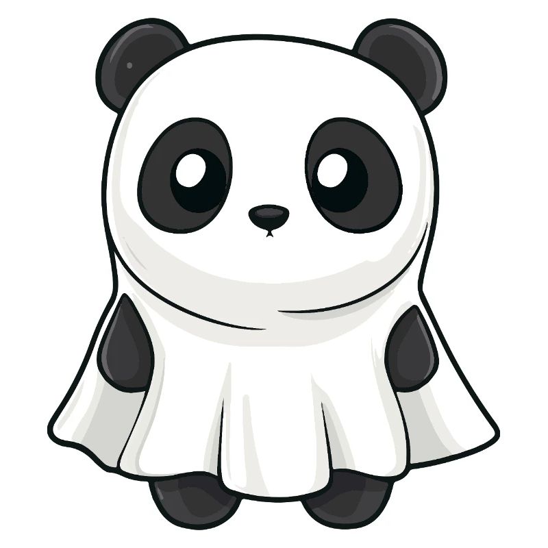 Panda Halloween Geist