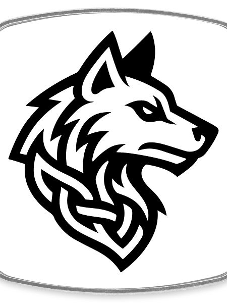 Wolf Kopf Wikinger
