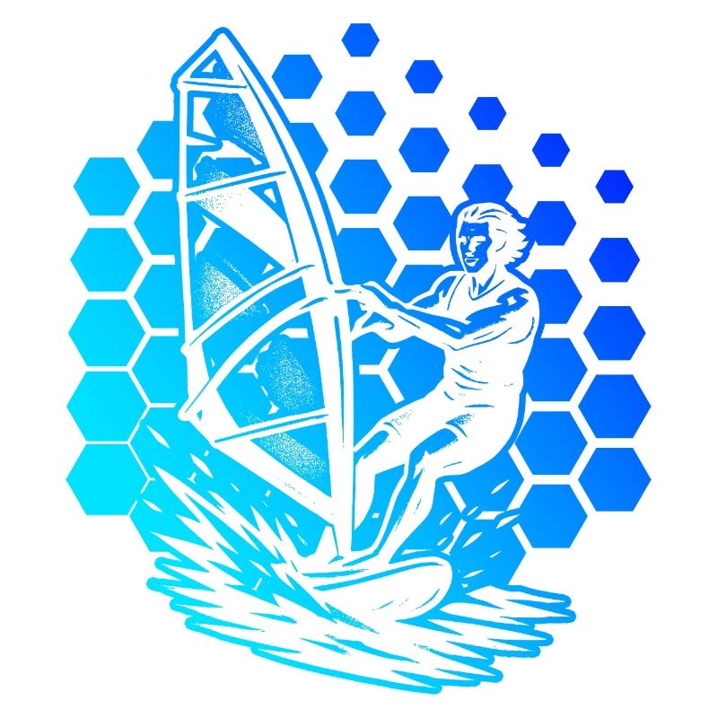 A motif just for windsurfing