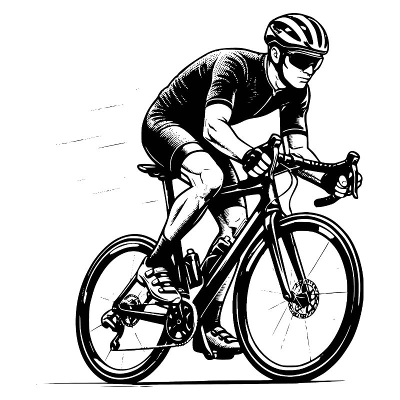 Déclaration directe sur le vélo de route