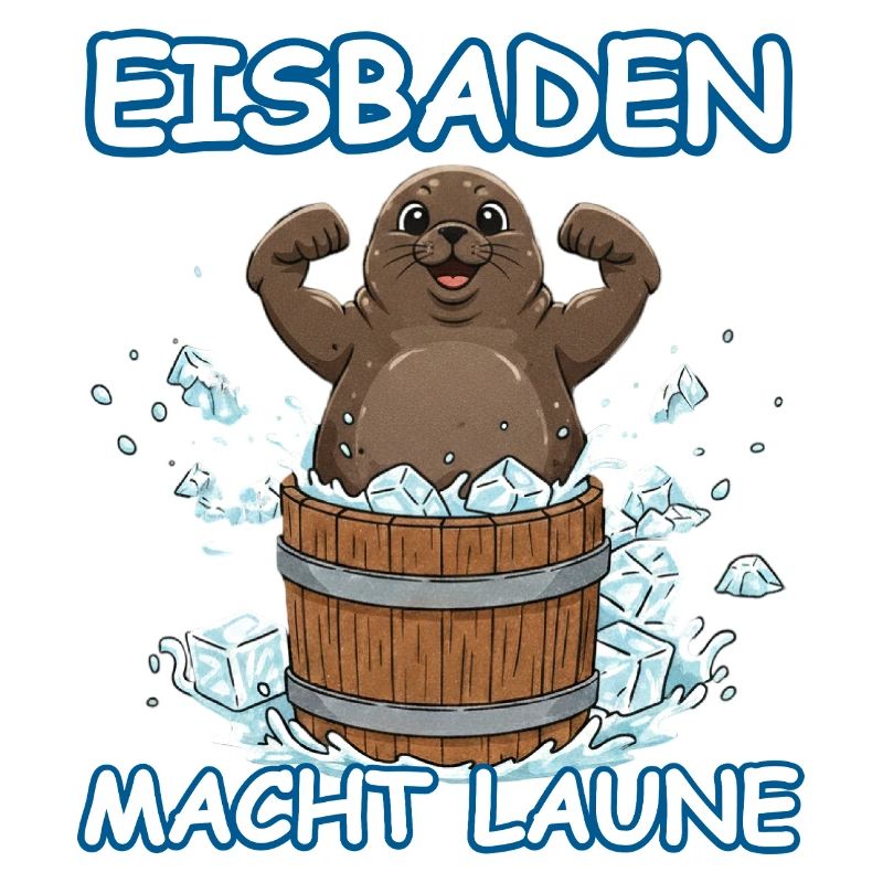 Eisbaden Seehund