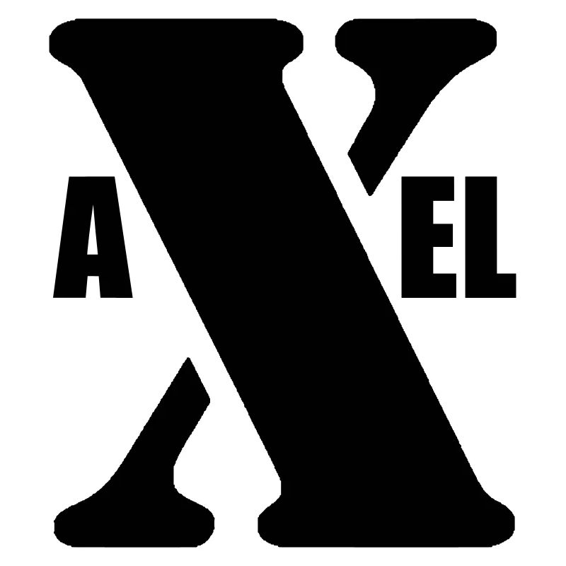 Axel – First Name Design | Minimal Typography