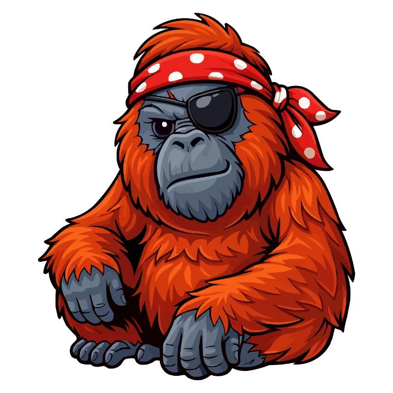Orangutan Pirate