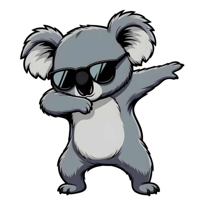 Dabbing Koala