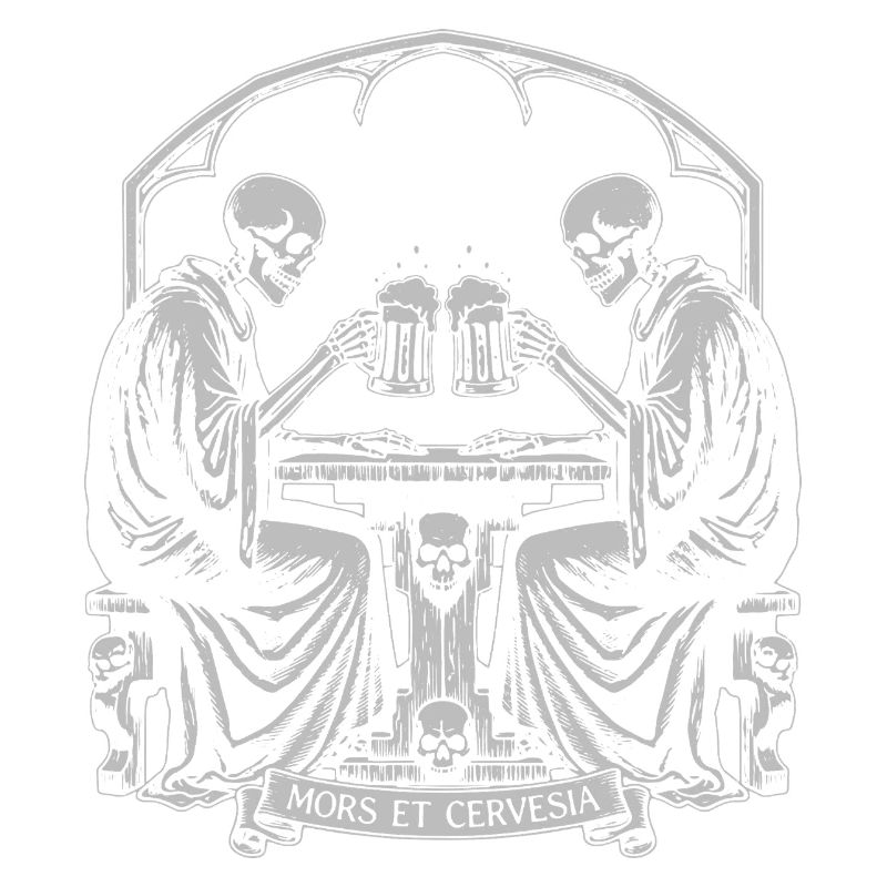 Skeletons Toasting Midnight Brew