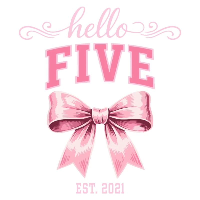 Hello Five 5 Year Old is 2021 Anniversary Knot