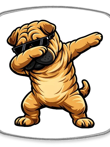 Dabbing Shar Pei