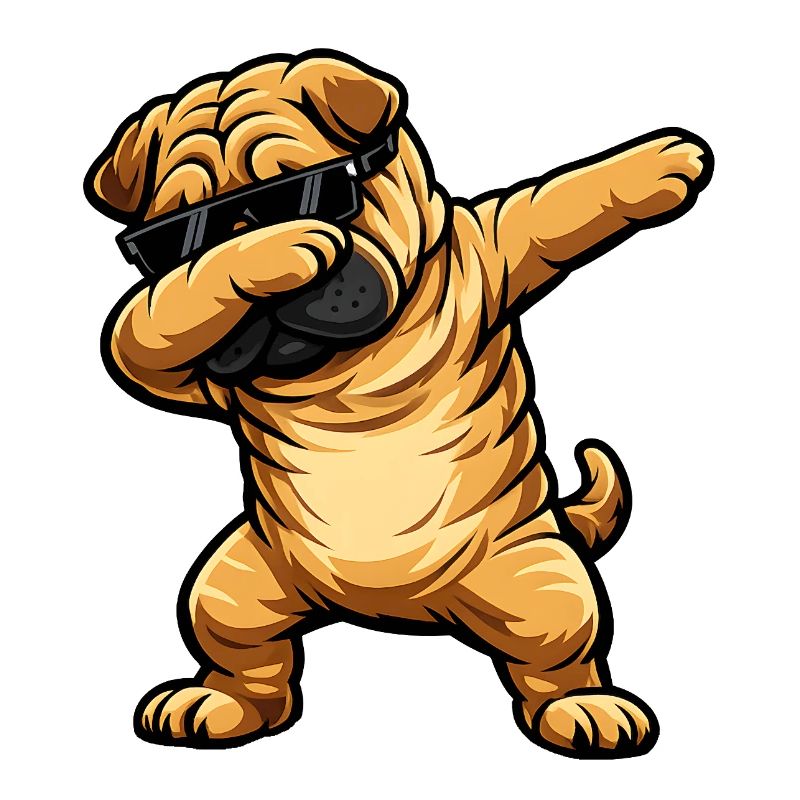 Tabbing Shar Pei