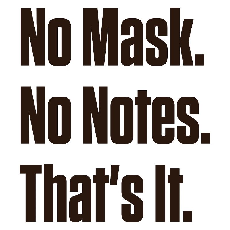 Pas de masque Pas de notes Orgueil neurodivergent