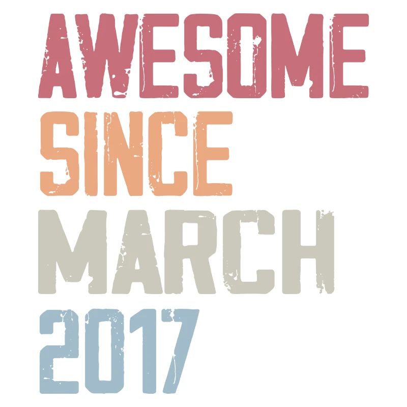 2017 Mars Naissance Anniversaire Mars 2017 Cadeau