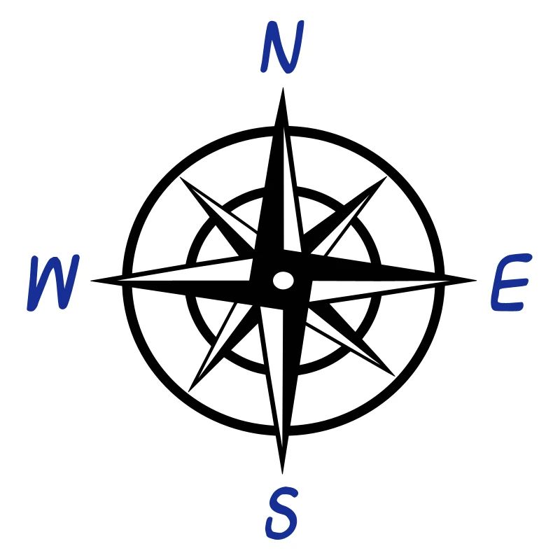 Compass Navigator Nautical Survival Coast Gift