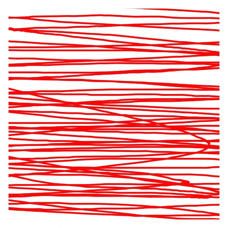 Stripe Red Art Pattern