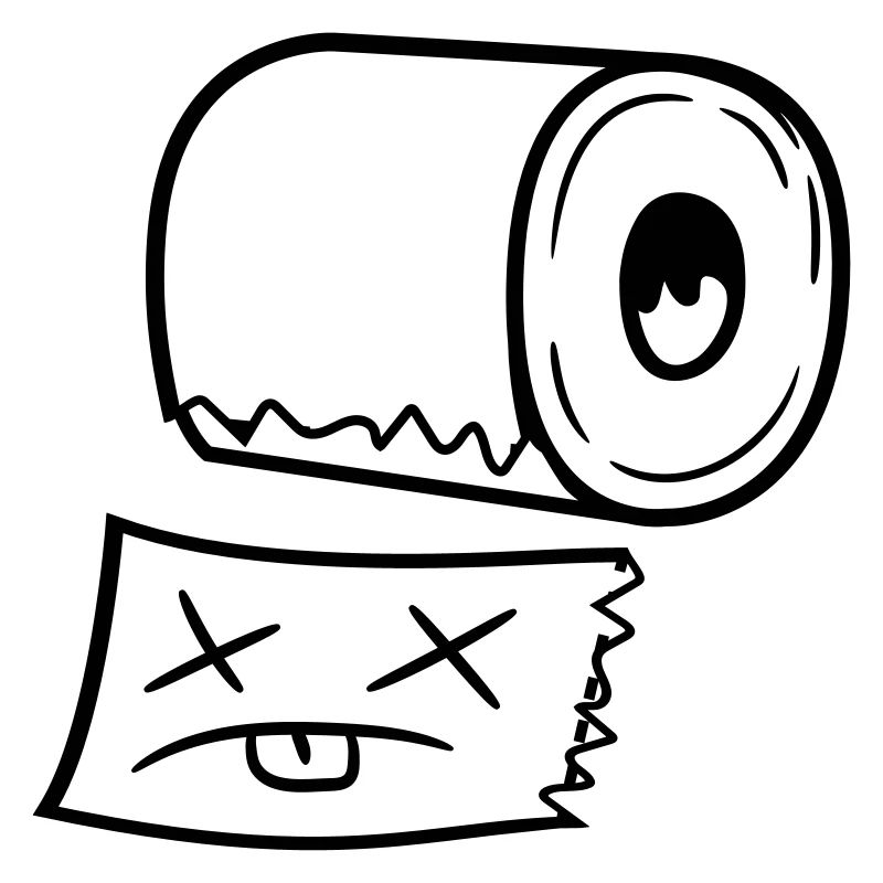 funny dead face torn off toilets pap
