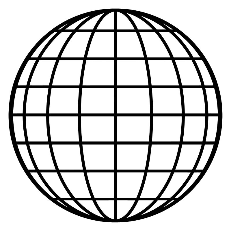 Sphere Globe Circle Round Geometric Shape