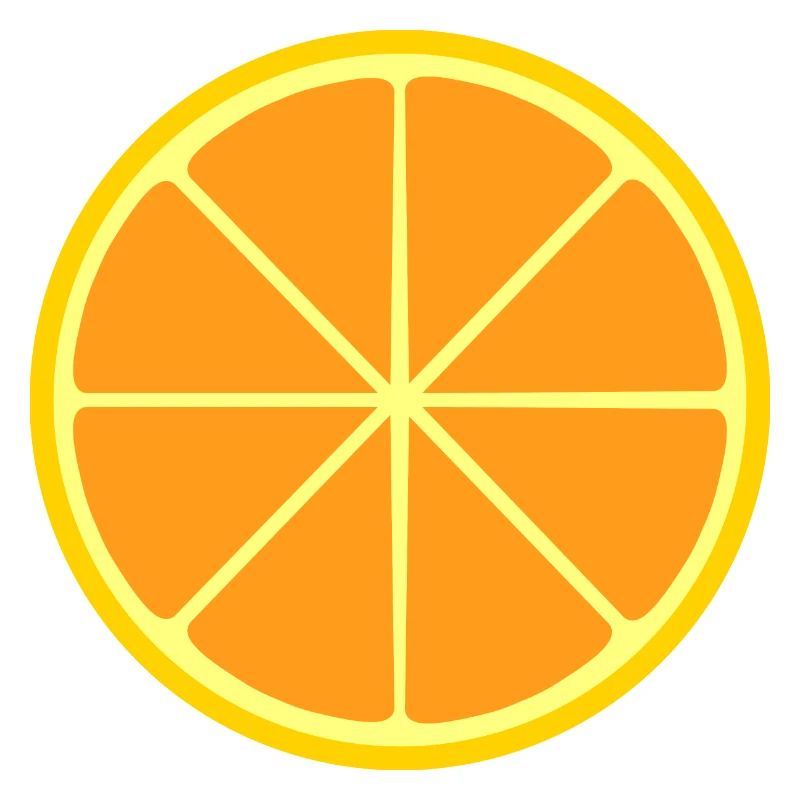 Orange fruit fruit design to personalize