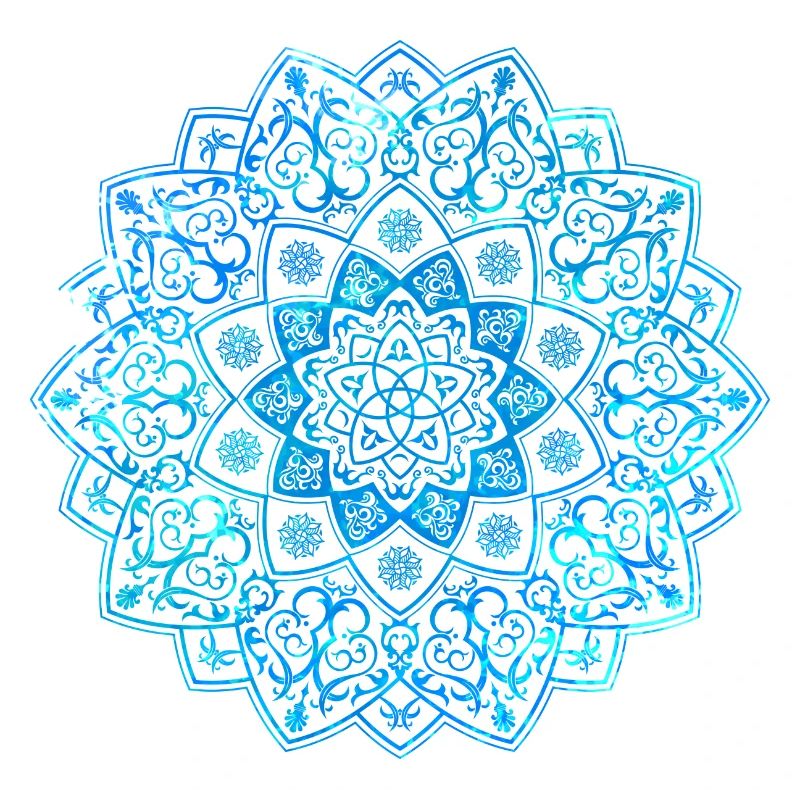 Mandala - blue