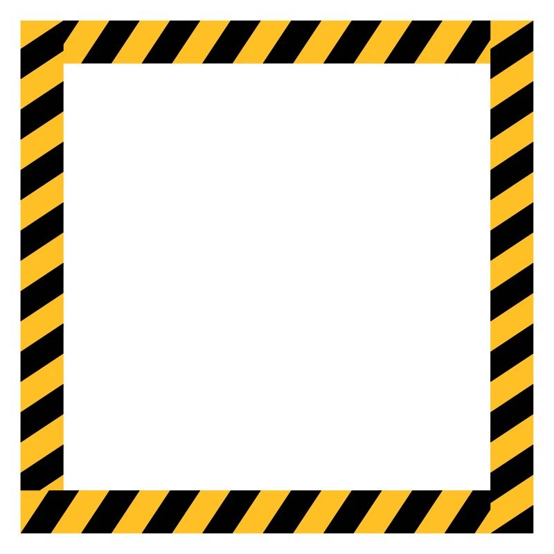 Rahmen Schild Absperrband