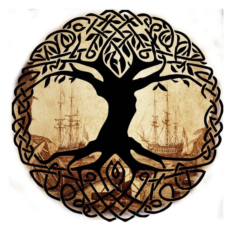 Celtic Kreuz Lebensbaum Baum des Lebens keltisch