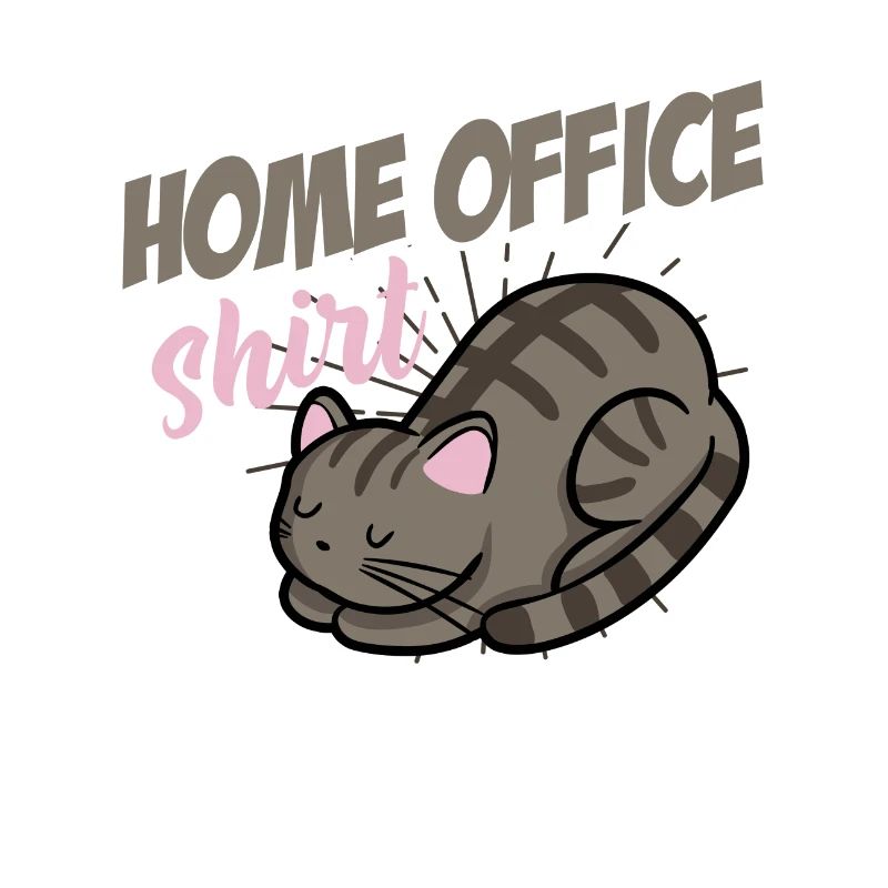 Home Office avec chat chat et cätchen Homeoffice