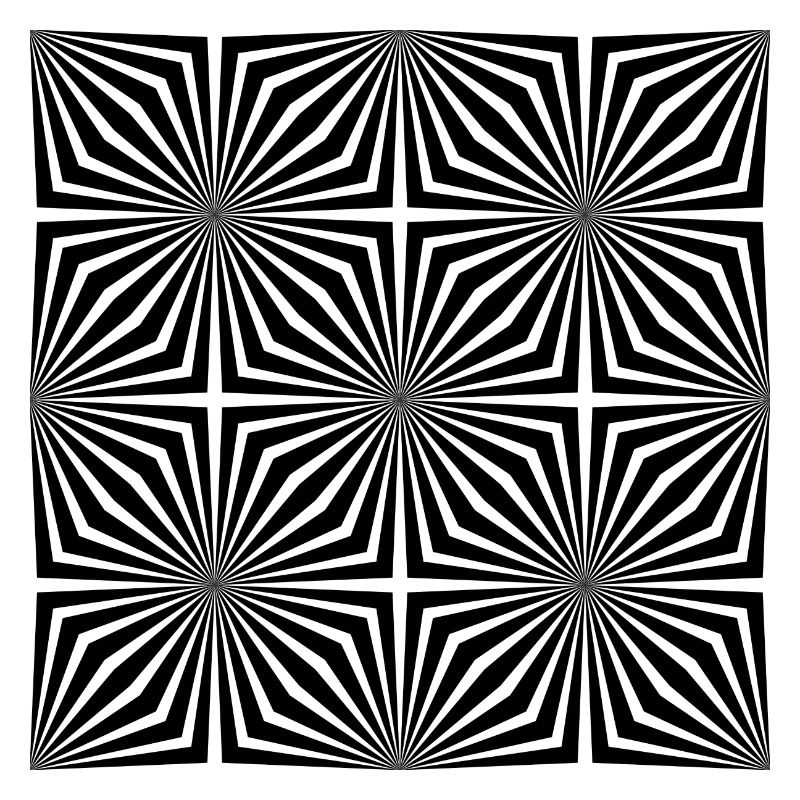 Optical Illusion Pattern Shapes Geometry Gift