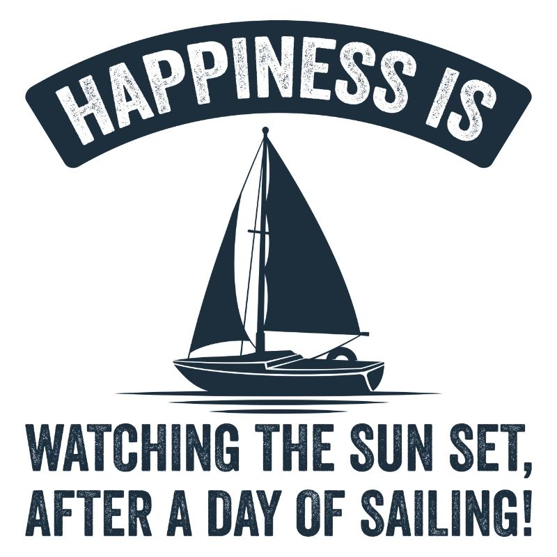 Le bonheur, c’est une journée de navigation et de coucher de soleil