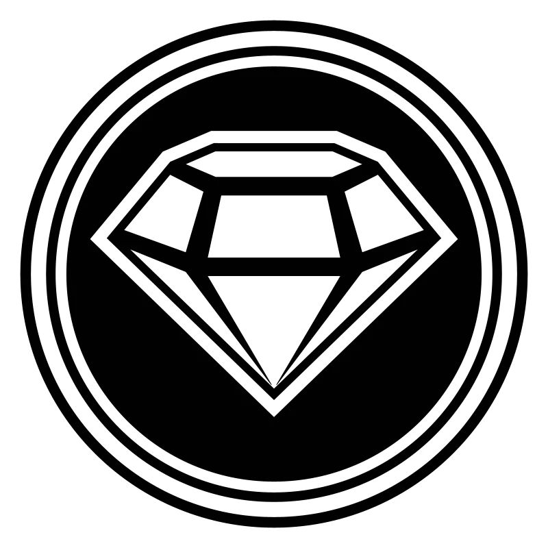 Diamond Icon Silhouette