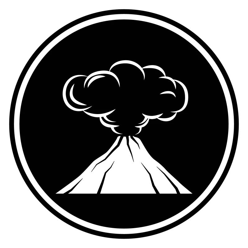 Volcano icon icon
