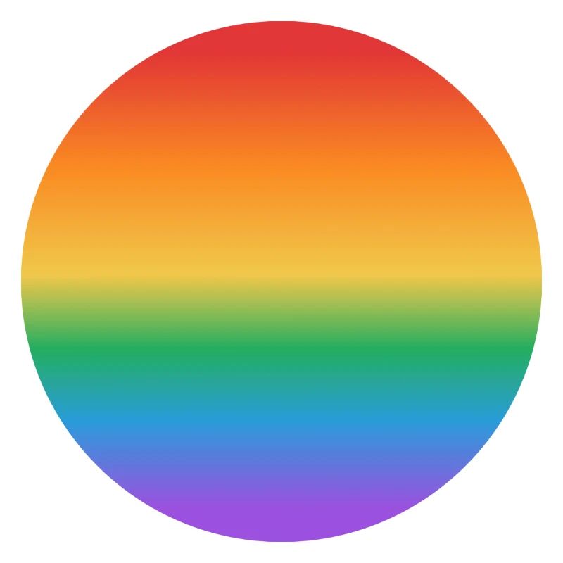 Rainbow gradient circle