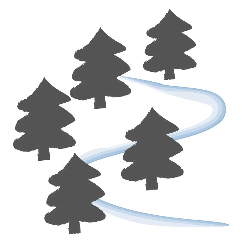 Forest and river
