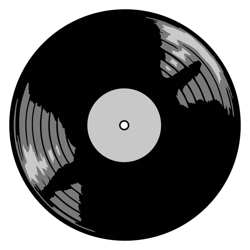 Conception de musique de disque vinyle