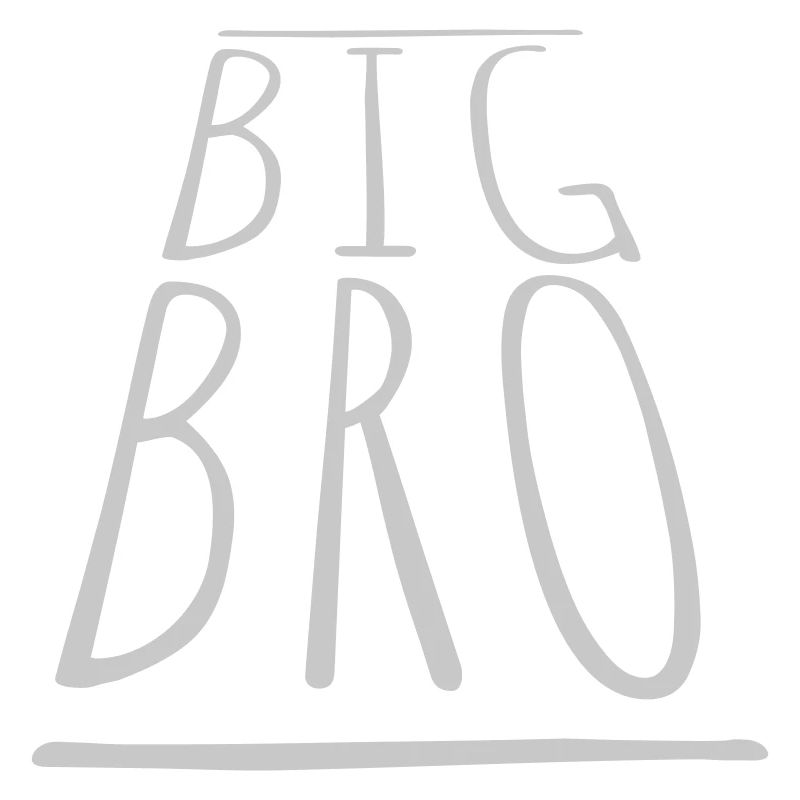Logo à rayures Big Bro