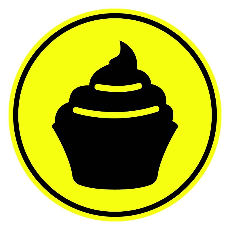 Icône Muffin Silhouette