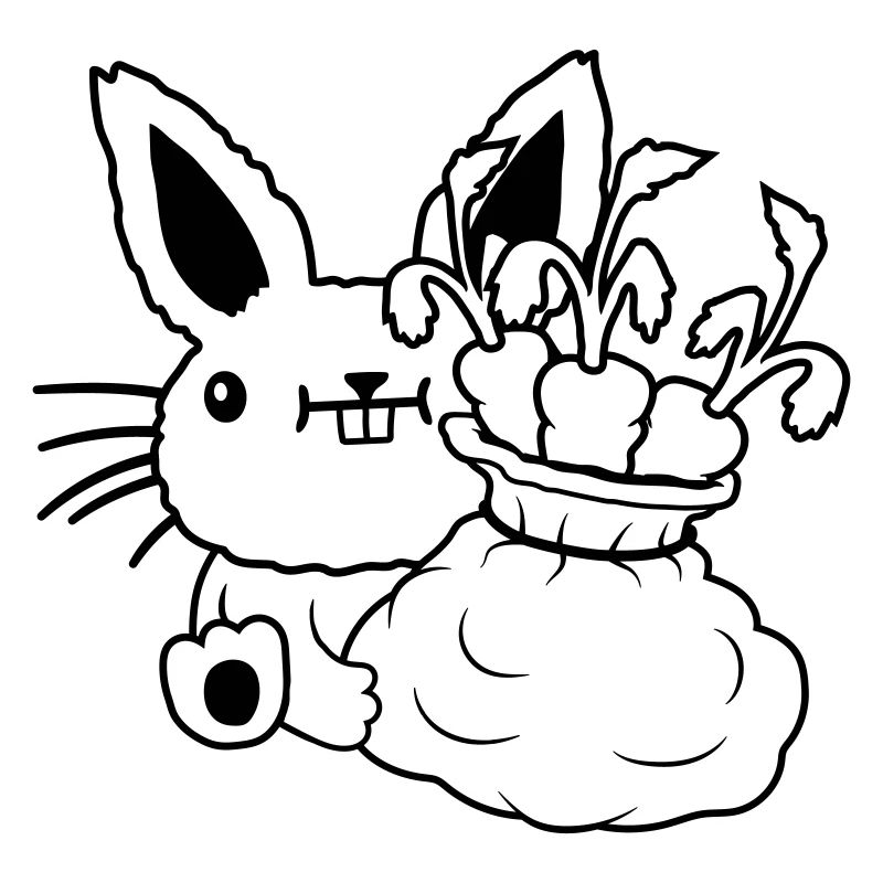 Carrots Vegetable Sack Easter