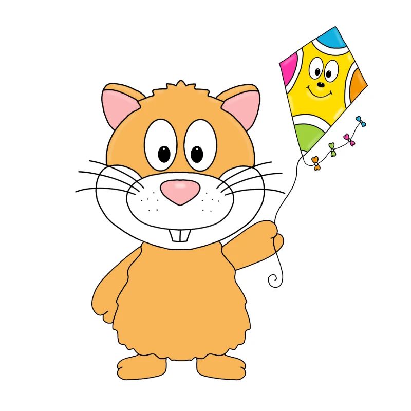 HAMSTER - DRACHE - KITE - DRACHENSTEIGEN - HERBST