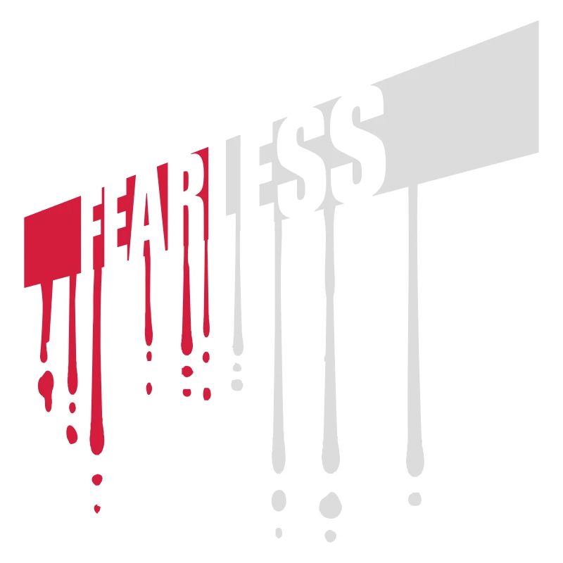 fearless Text Zitat Design
