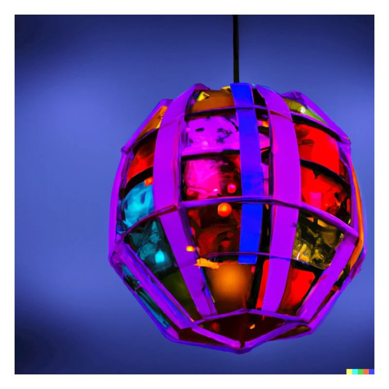 explodierende weihnachtskugel