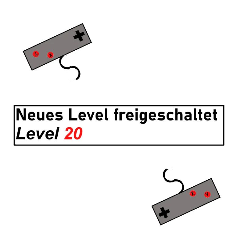 Gaming Geburtstag Level Up Geschenk Geschenkidee
