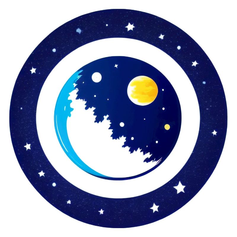 Mignon représentation de bande dessinée de la planète Terre 3
