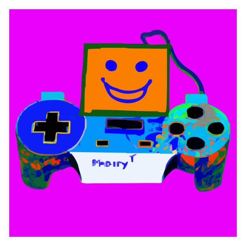 a PS-5 smiling illustroke 2