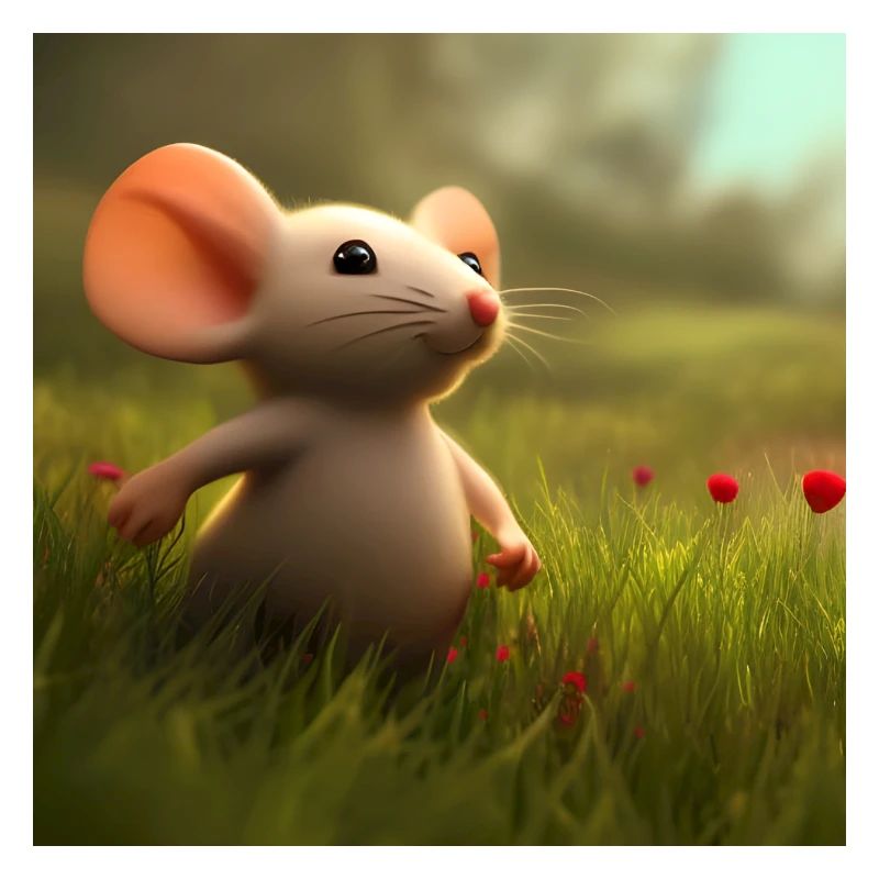 Mouse on a walk